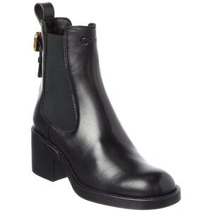Chloé Dakota Leather Boot, Black